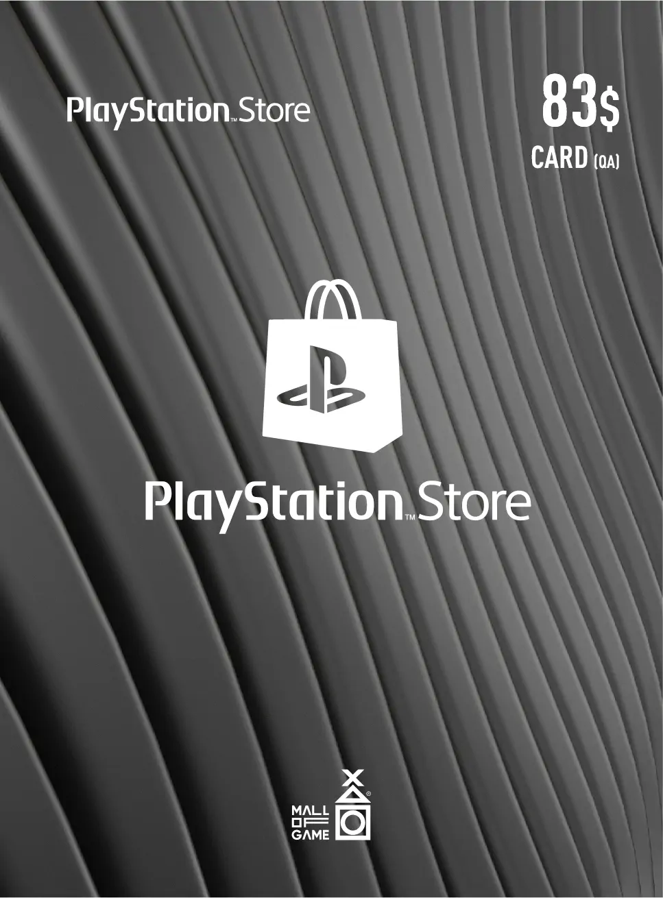 PlayStation™Store USD83 Gift Cards (QA)